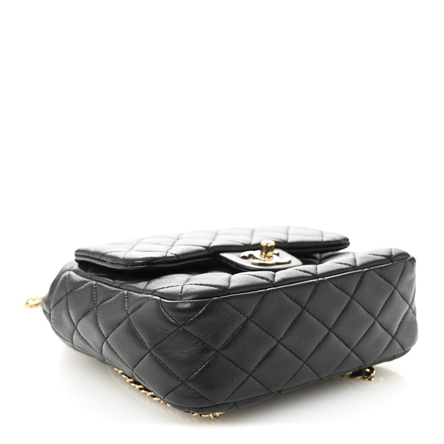 Lambskin Quilted Small In Seoul Backpack Black