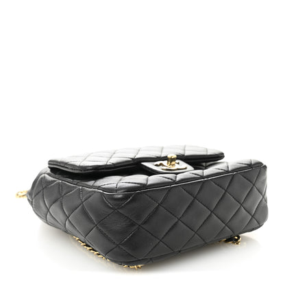 Chanel Lambskin Quilted Small In Seoul Backpack Black 4 of 10