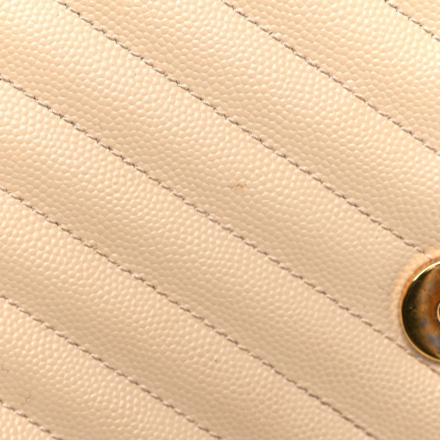 Grain De Poudre Matelasse Chevron Large Monogram Satchel Dark Beige