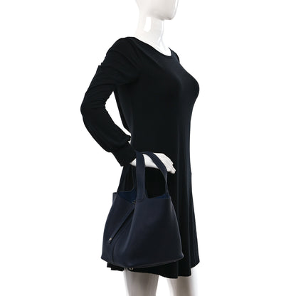 Hermes Taurillon Clemence Picotin Lock 22 MM Bleu Nuit 2 of 12