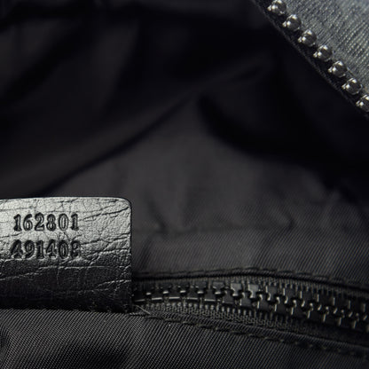 Gucci GG Supreme Monogram Large Duffle Black Grey 6 of 10