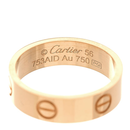 Cartier 18K Yellow Gold 5.5mm LOVE Ring 56 7.75 4 of 5