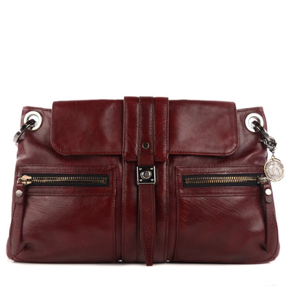 Lanvin Large Shoulder Bag Plum 1 of 6