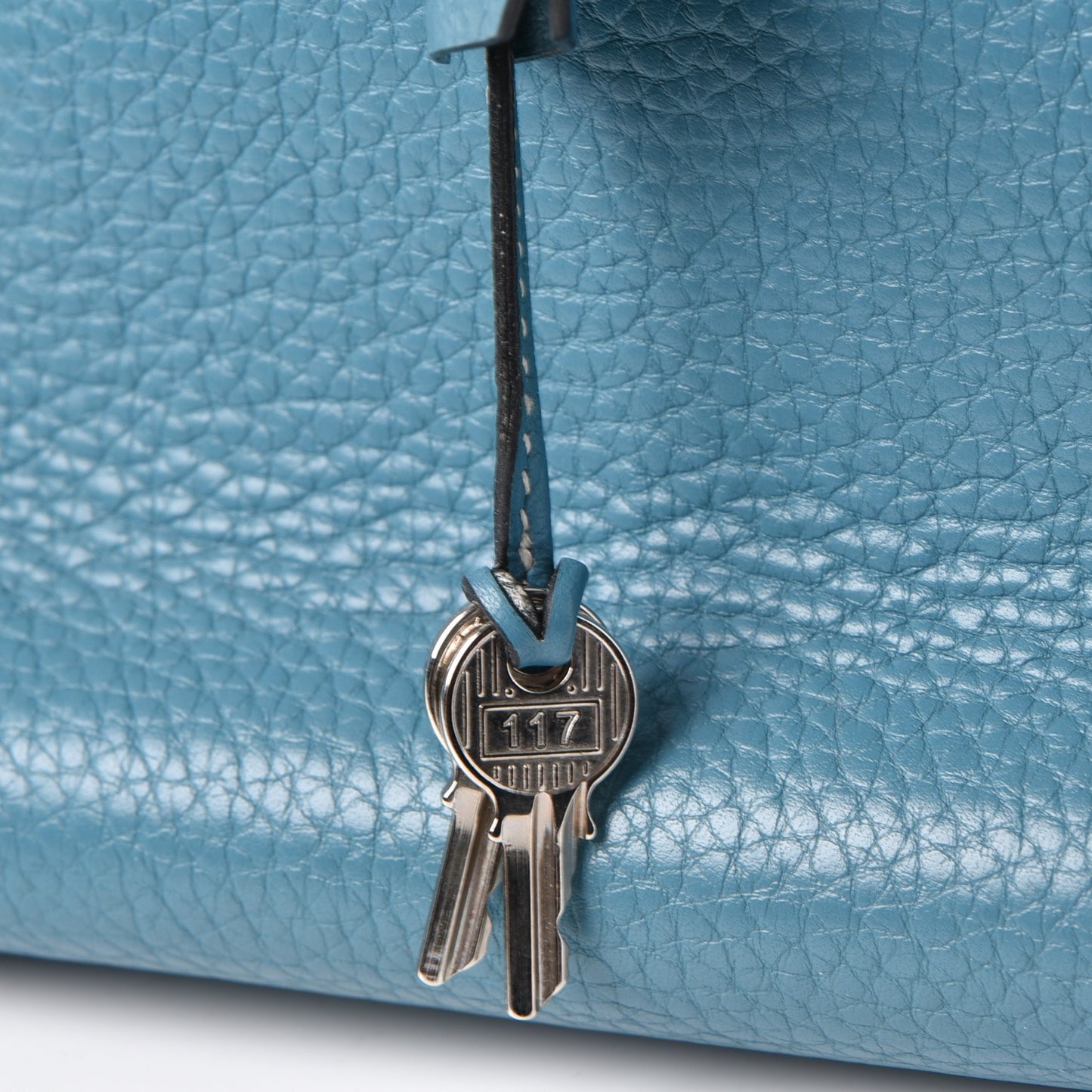 Taurillon Clemence Birkin 35 Blue Jean