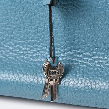Hermes Taurillon Clemence Birkin 35 Blue Jean 36 of 40