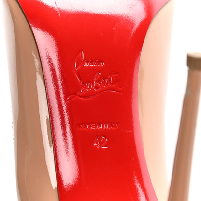 Christian Louboutin Patent So Kate 120 Pumps 42 Nude 5 of 5