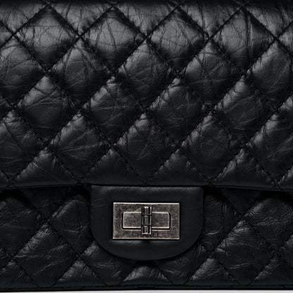 Chanel Aged Calfskin Quilted 2.55 Reissue 225 Flap Black 7 of 16