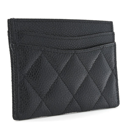 Chanel Caviar Quilted Card Holder Black 3 of 9