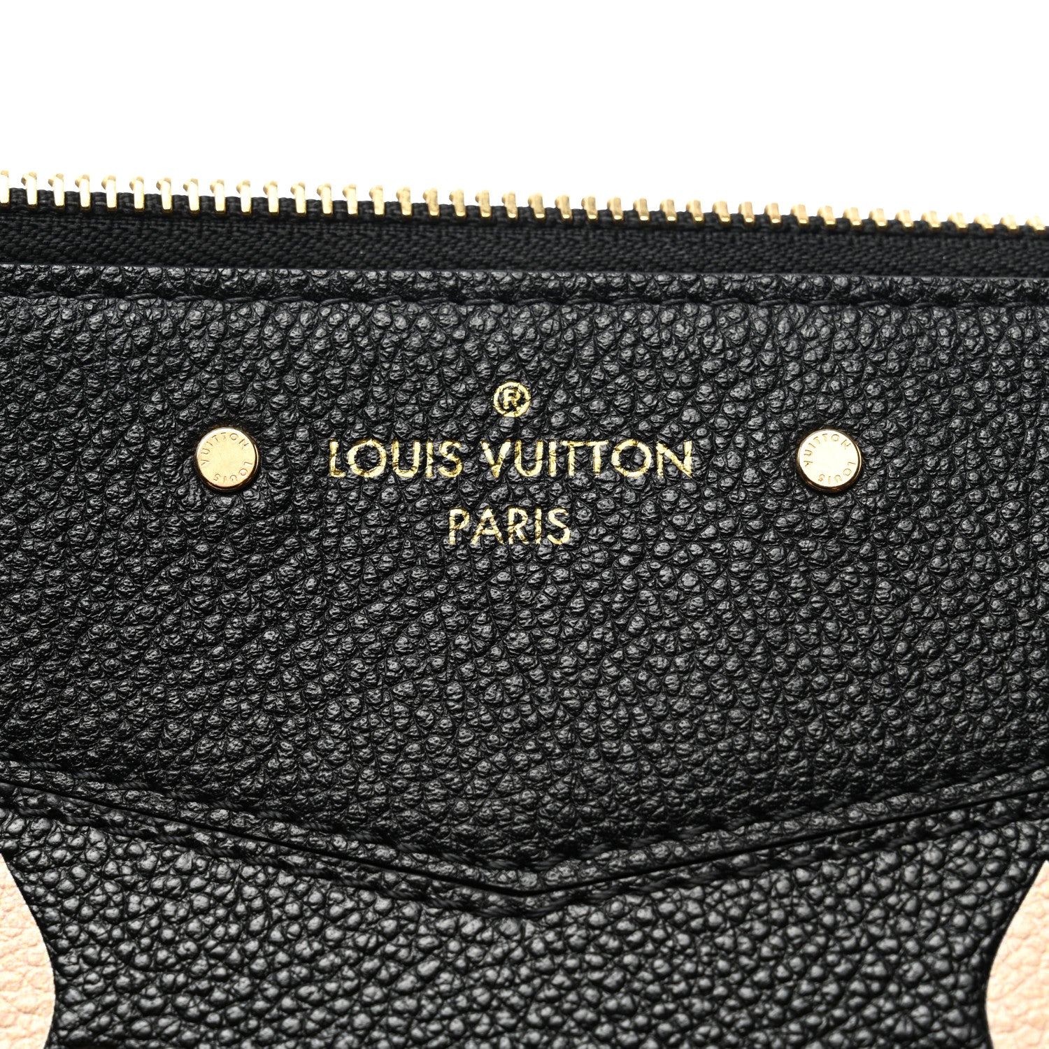 Louis Vuitton Empreinte Monogram Giant Daily Pouch Black Beige 6 of 10