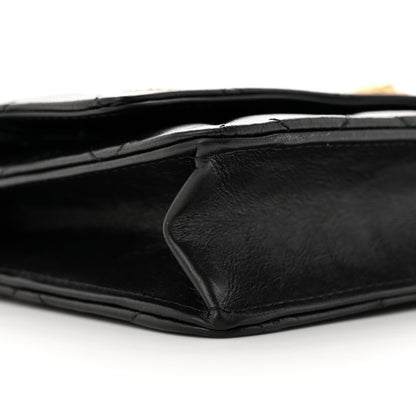 Chanel Aged Calfskin Lucky Charms Casino 2.55 Reissue Wallet on Chain WOC Black 10 of 15