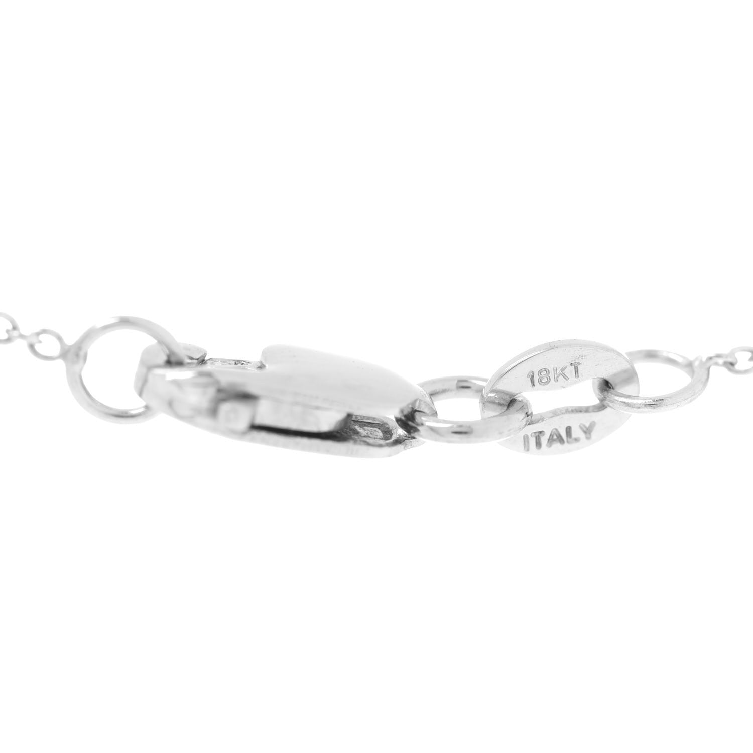 Roberto Coin 18K White Gold Diamond Tiny Treasures Baby Cross Pendant Necklace 5 of 5