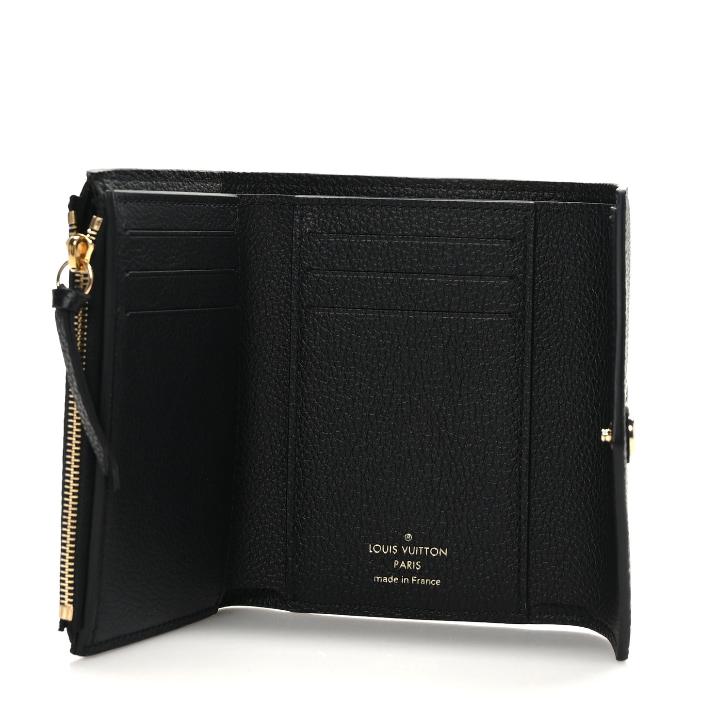 Empreinte Monogram Giant Victorine Wallet Black Beige