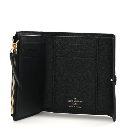 Louis Vuitton Empreinte Monogram Giant Victorine Wallet Black Beige 4 of 6