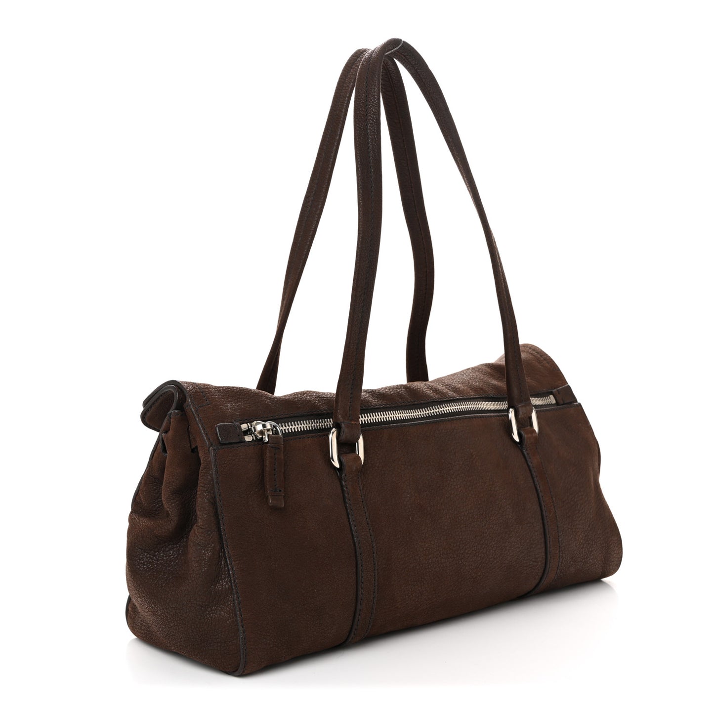 Cervo Antik Easy Foldover Pushlock Satchel Bruciato