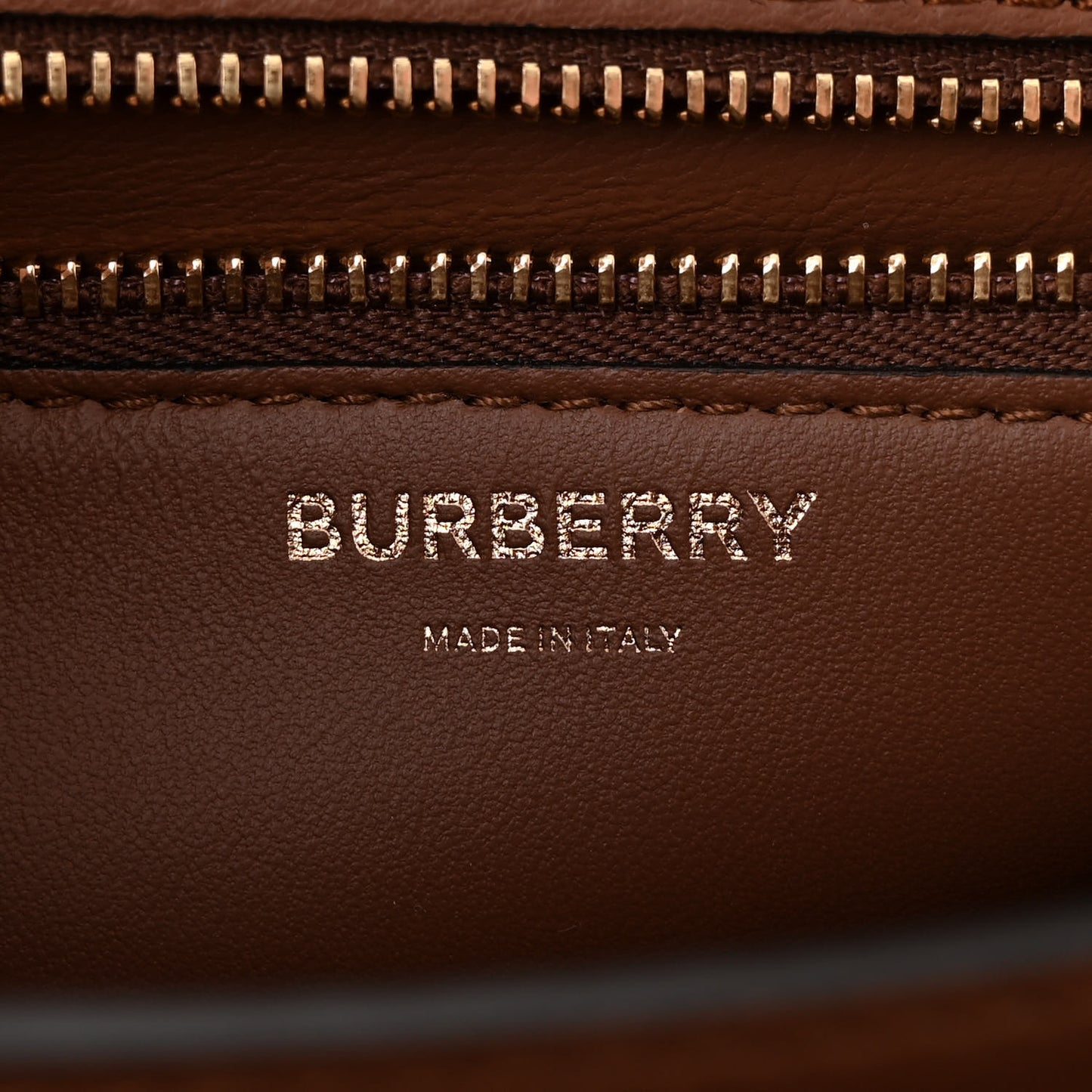 Canvas Calfskin Small TB Bag Natural