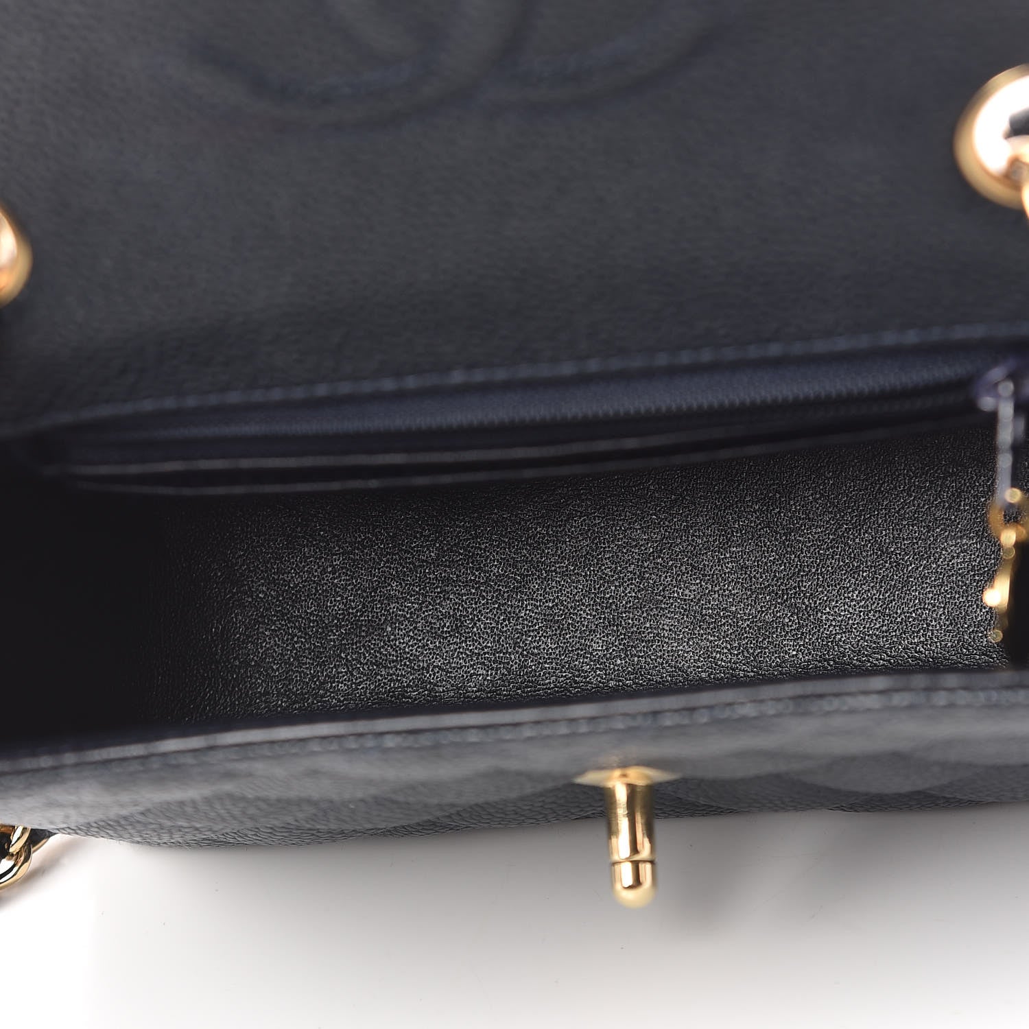 Chanel Caviar Quilted Mini Square Flap Navy 5 of 11