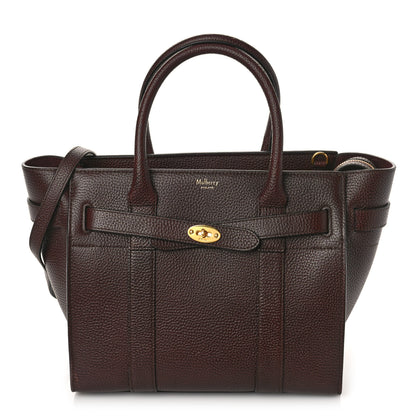 Mulberry Small Classic Grain Small Zipped Bayswater Oxblood 1 of 9