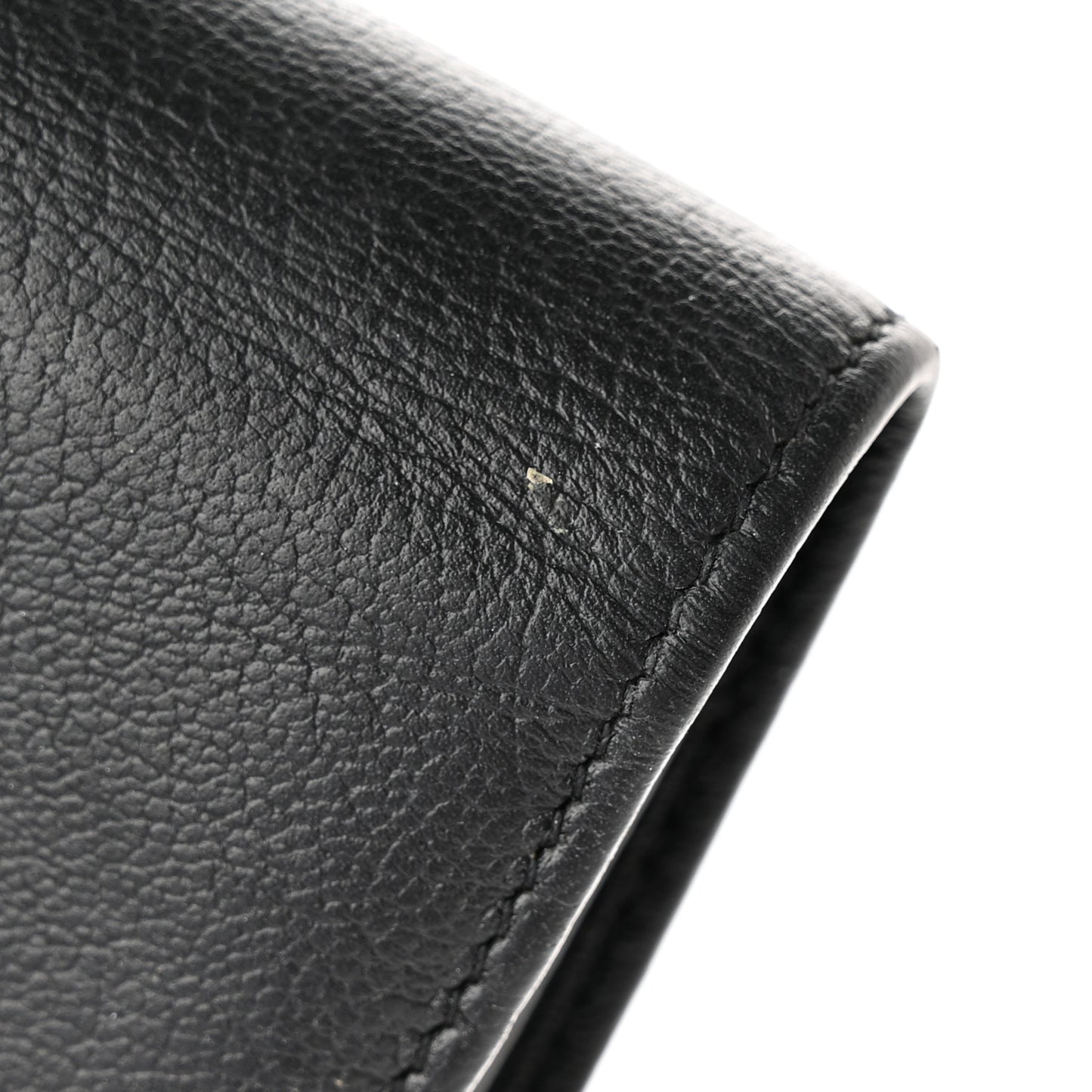 Chevre Belle De Jour Flap Wallet Black
