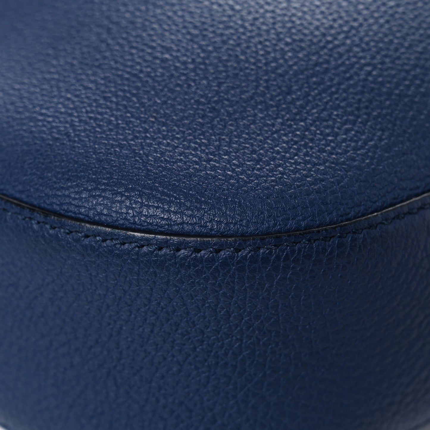Soft Grained Calfskin Large Jackie Hobo Classic Blue Marine