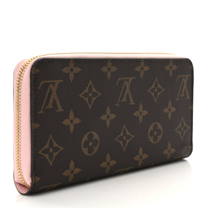 Louis Vuitton Monogram Pompon Zippy Wallet Rose Ballerine 3 of 8