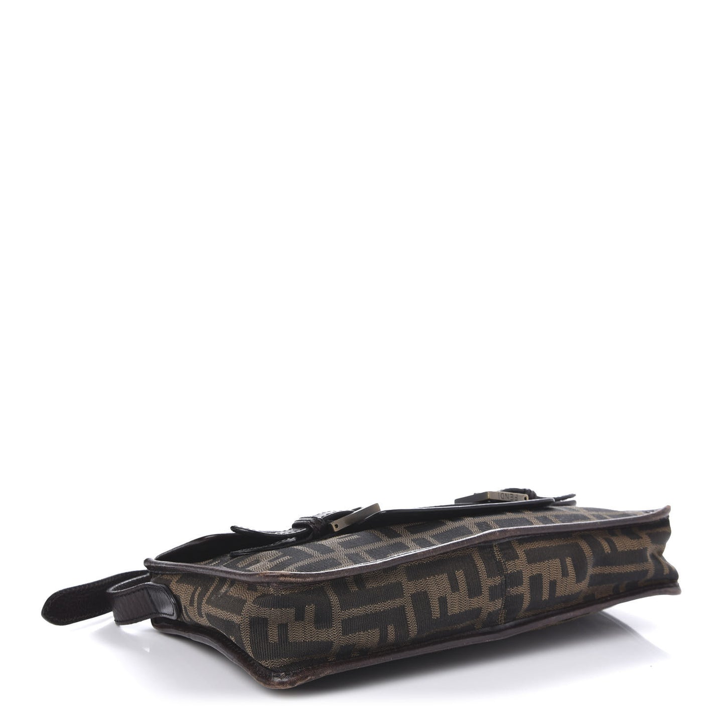 Zucca Calfskin Shoulder Bag Tobacco