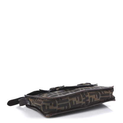 Fendi Zucca Calfskin Shoulder Bag Tobacco 4 of 12