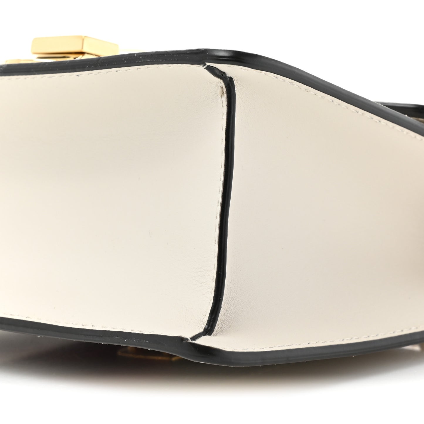 Calfskin Mini Sylvie Chain Shoulder Bag White