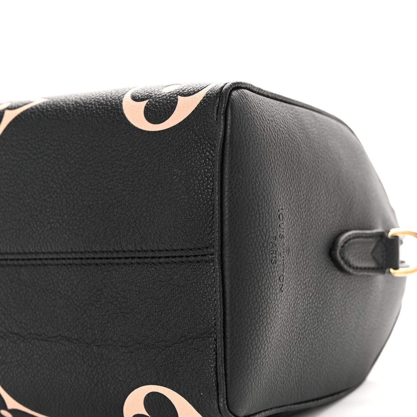 Empreinte Monogram Giant Speedy Bandouliere 25 Black Beige