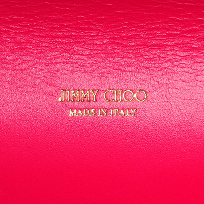 Jimmy Choo Patent Leather Reese Flap Clutch Neon Fuchsia 10 of 16
