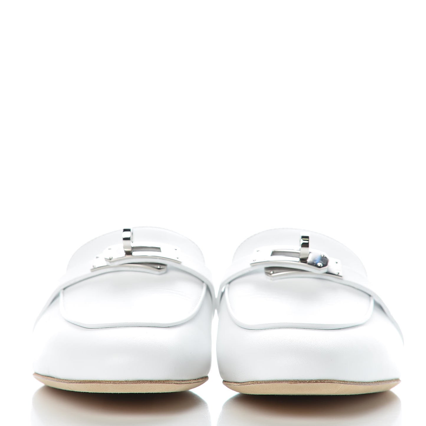 Calfskin Oz Mules 35 White