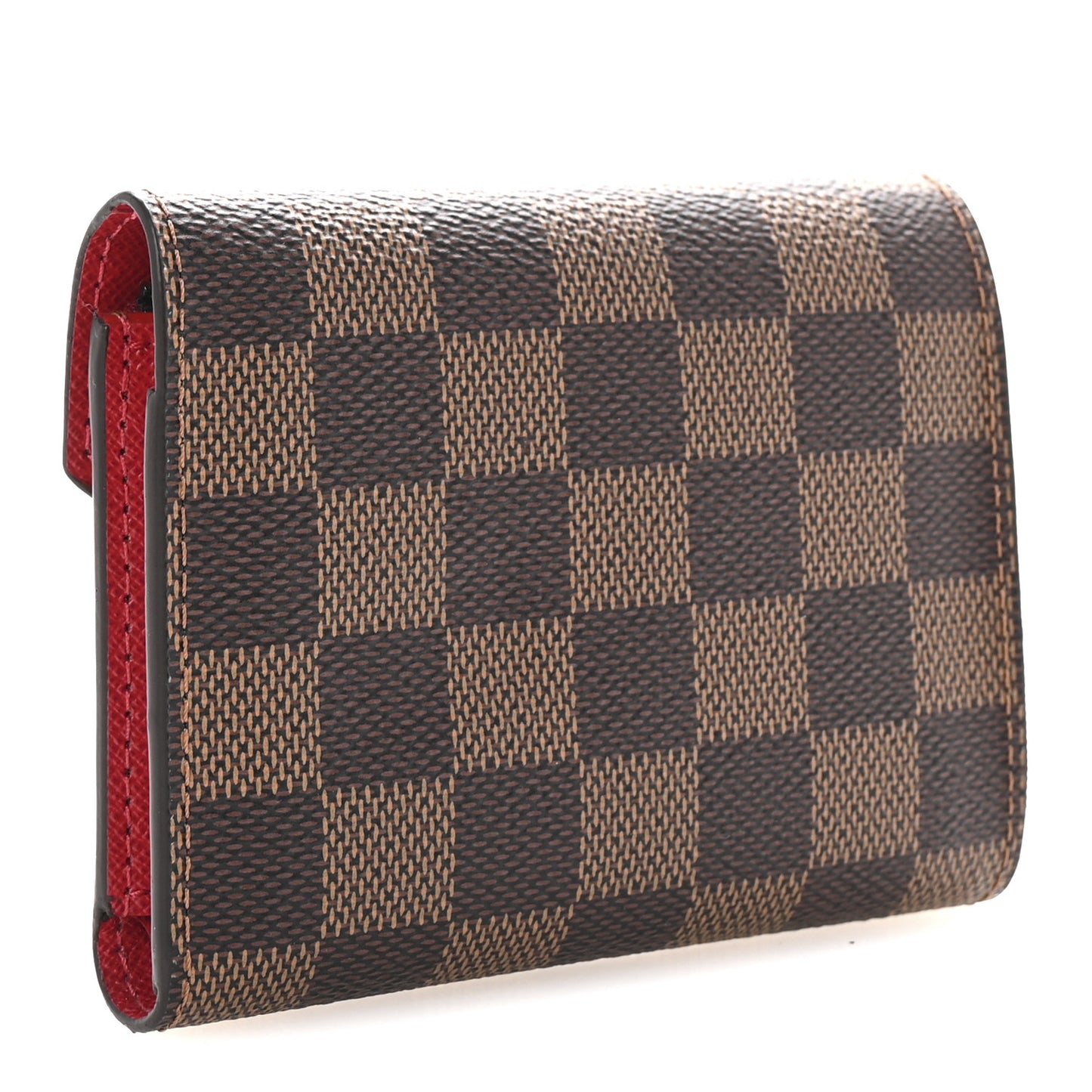 Damier Ebene Victorine Wallet Red
