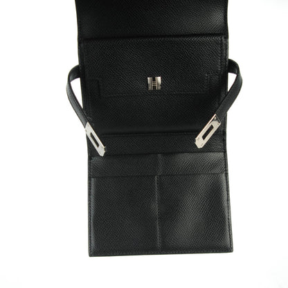 Hermes Epsom Medium Kelly Wallet Black 7 of 9