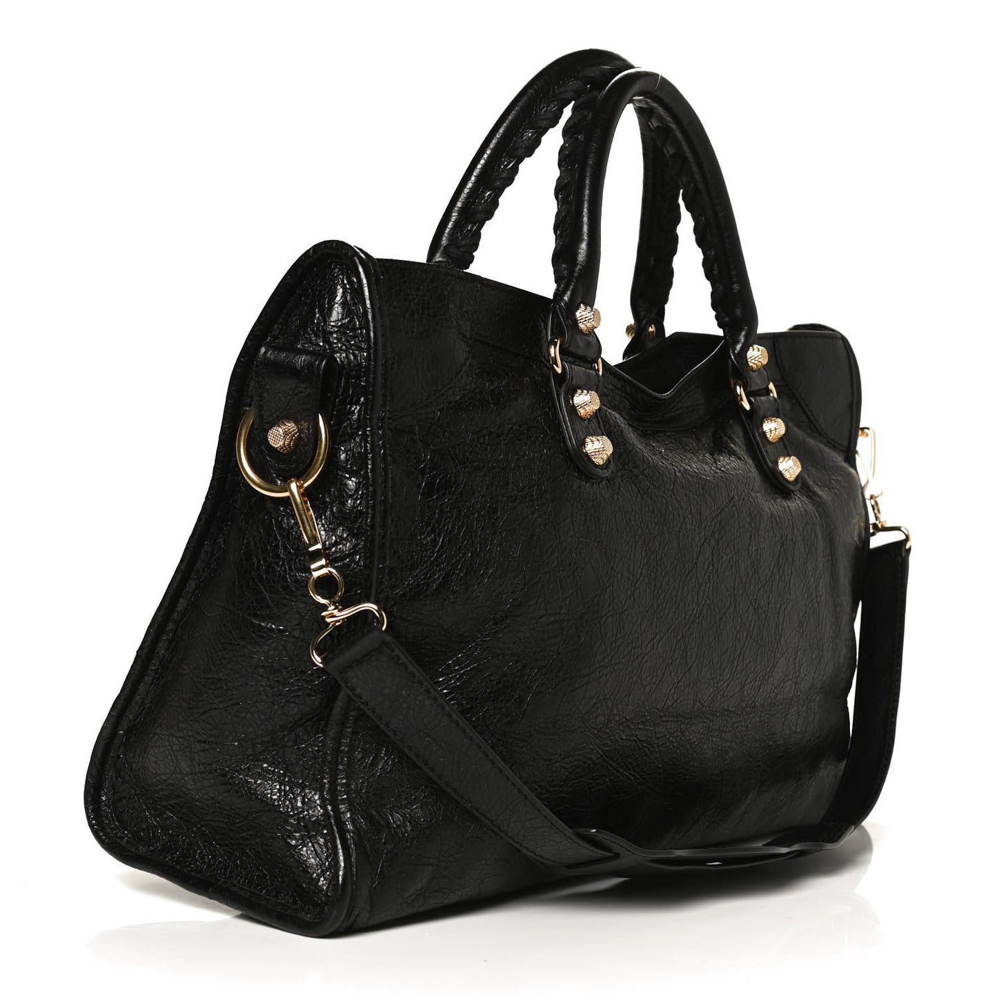 Agneau Giant 12 Gold Hardware City Black