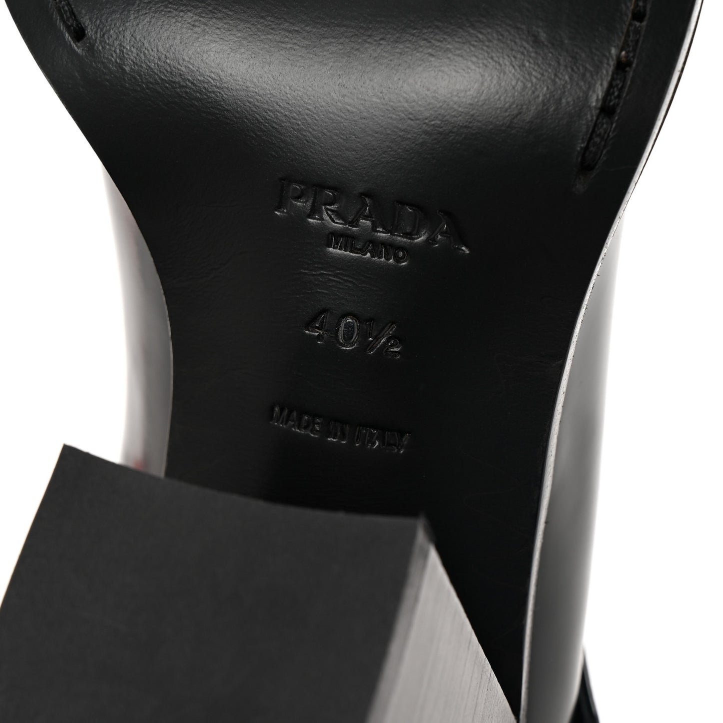 Spazzolato Mary Jane 90mm Pumps 40.5 Black
