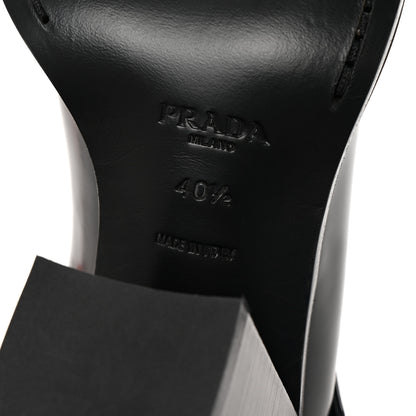 Prada Spazzolato Mary Jane 90mm Pumps 40.5 Black 7 of 8