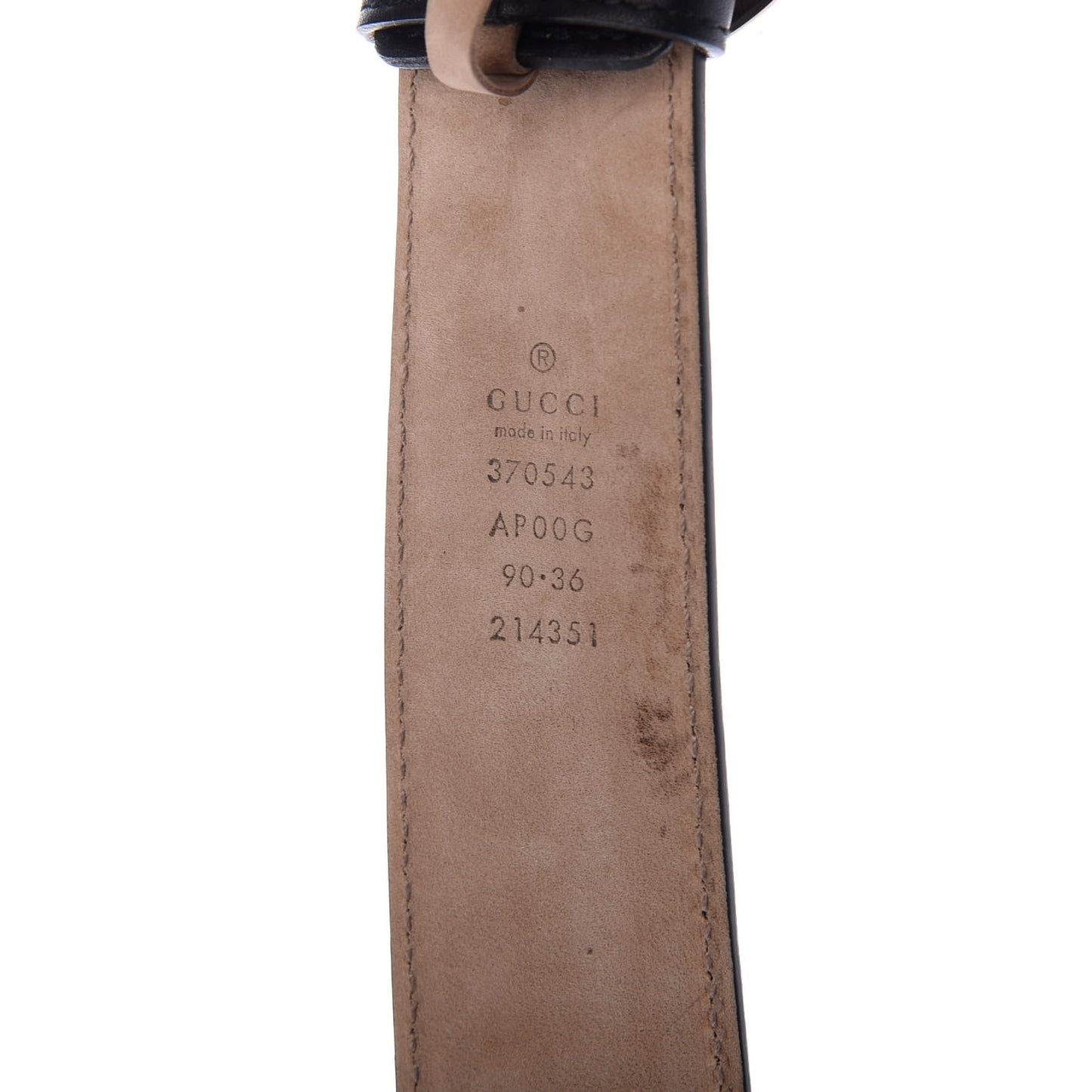 Calfskin Interlocking G 37mm Belt 90 36 Black