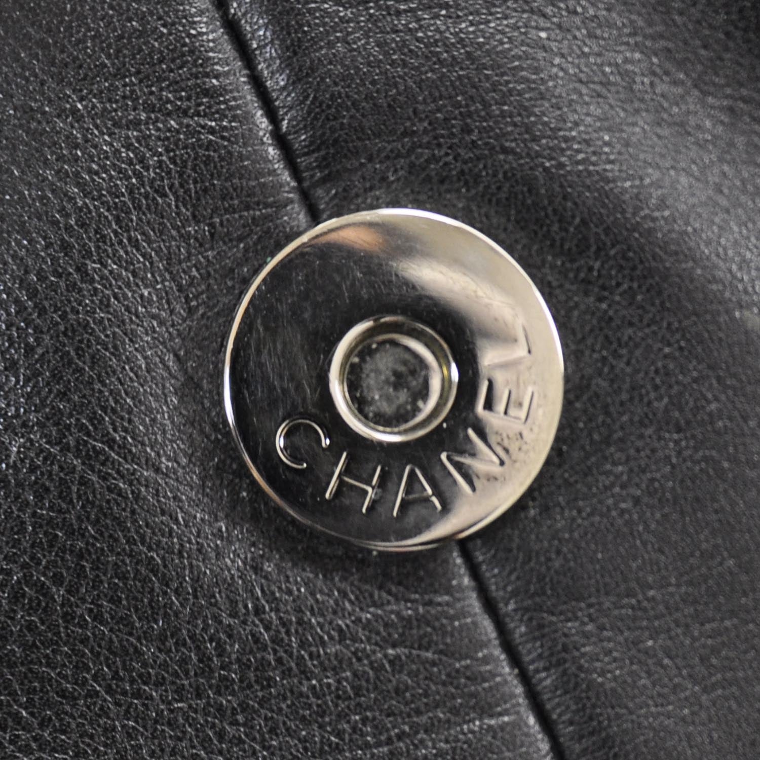 Chanel Lambskin Messenger Tote Black 9 of 10