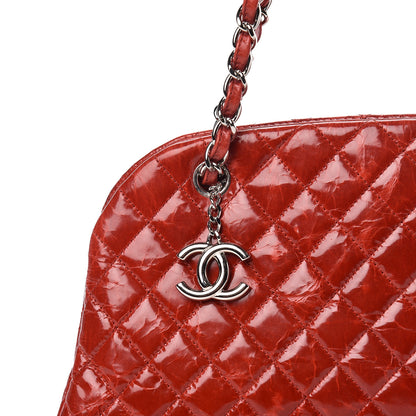 Chanel Glazed Calfskin Quilted Medium Just Mademoiselle Red 11 of 11