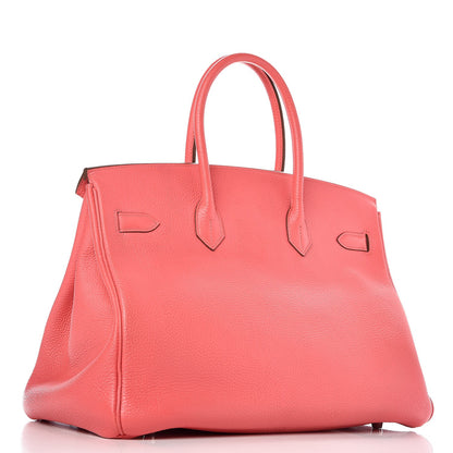 Hermes Togo Birkin 35 Rose Lipstick 3 of 41