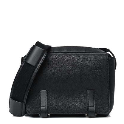 Loewe Soft Grained Calfskin XS Military Messenger Bag Black 1 of 4