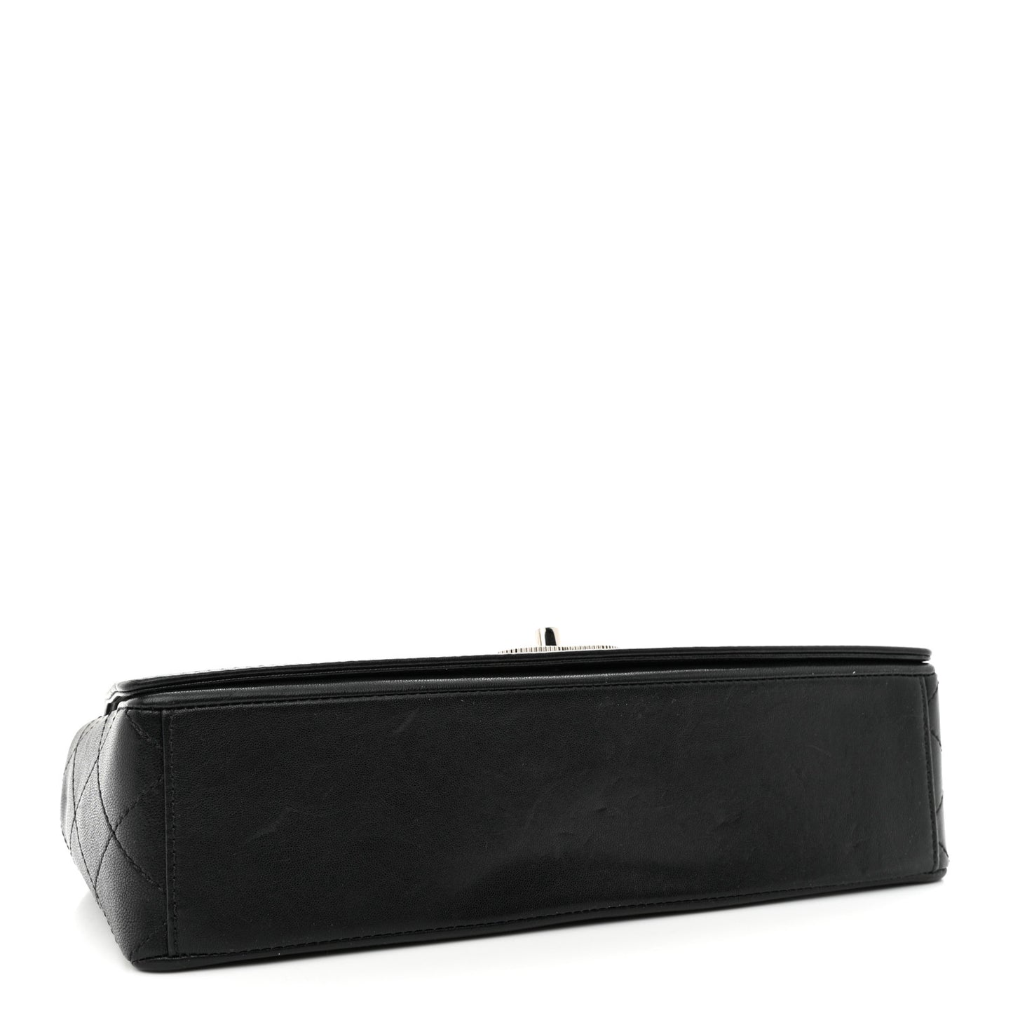 Sheepskin Quilted Vintage Mademoiselle Flap Black