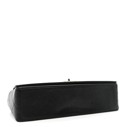 Chanel Sheepskin Quilted Vintage Mademoiselle Flap Black 4 of 12