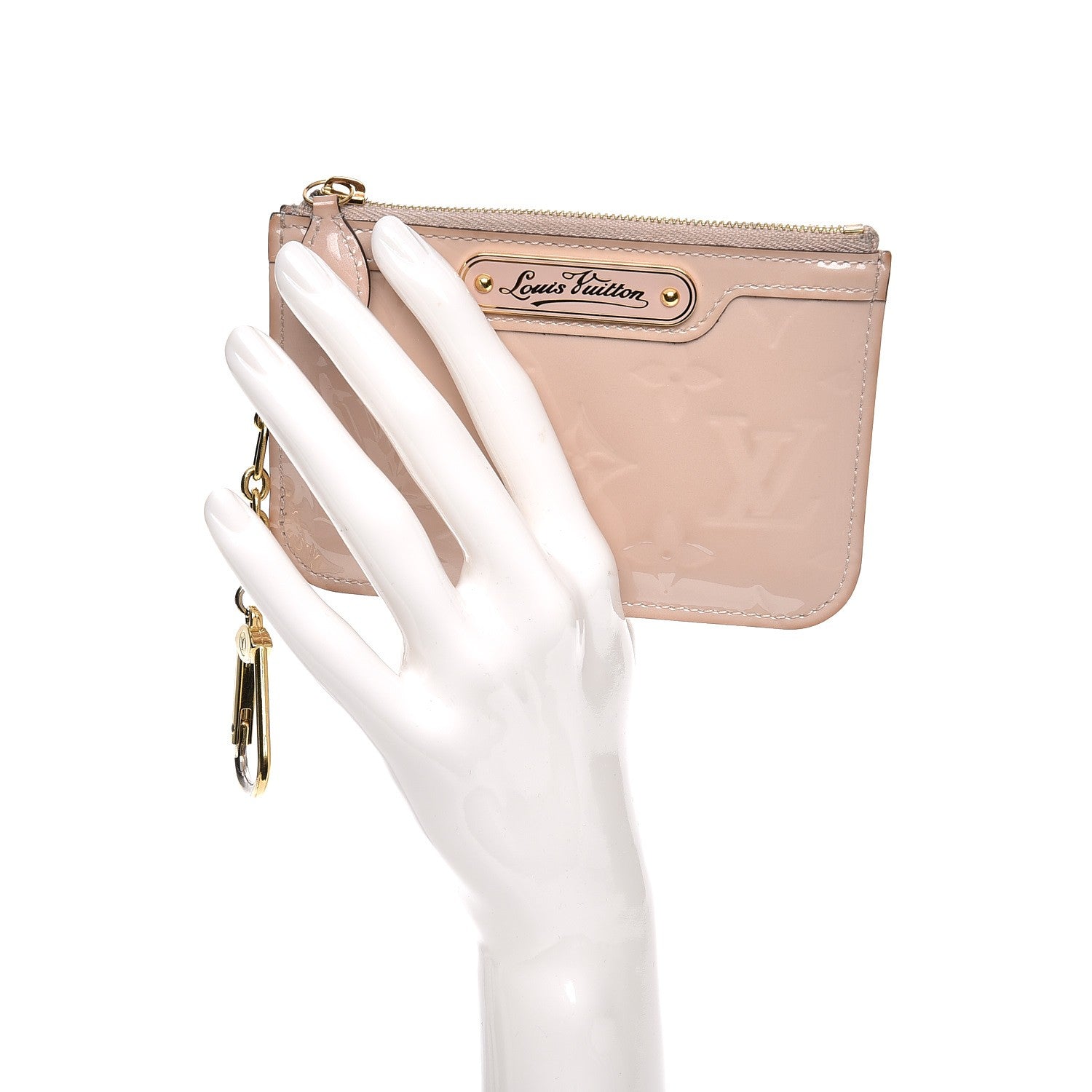 Louis Vuitton Vernis Key Pouch Rose Angelique 2 of 7