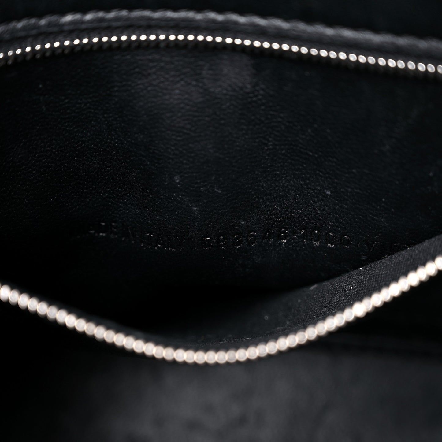 Grained Calfskin Small Hourglass Top Handle Bag Black