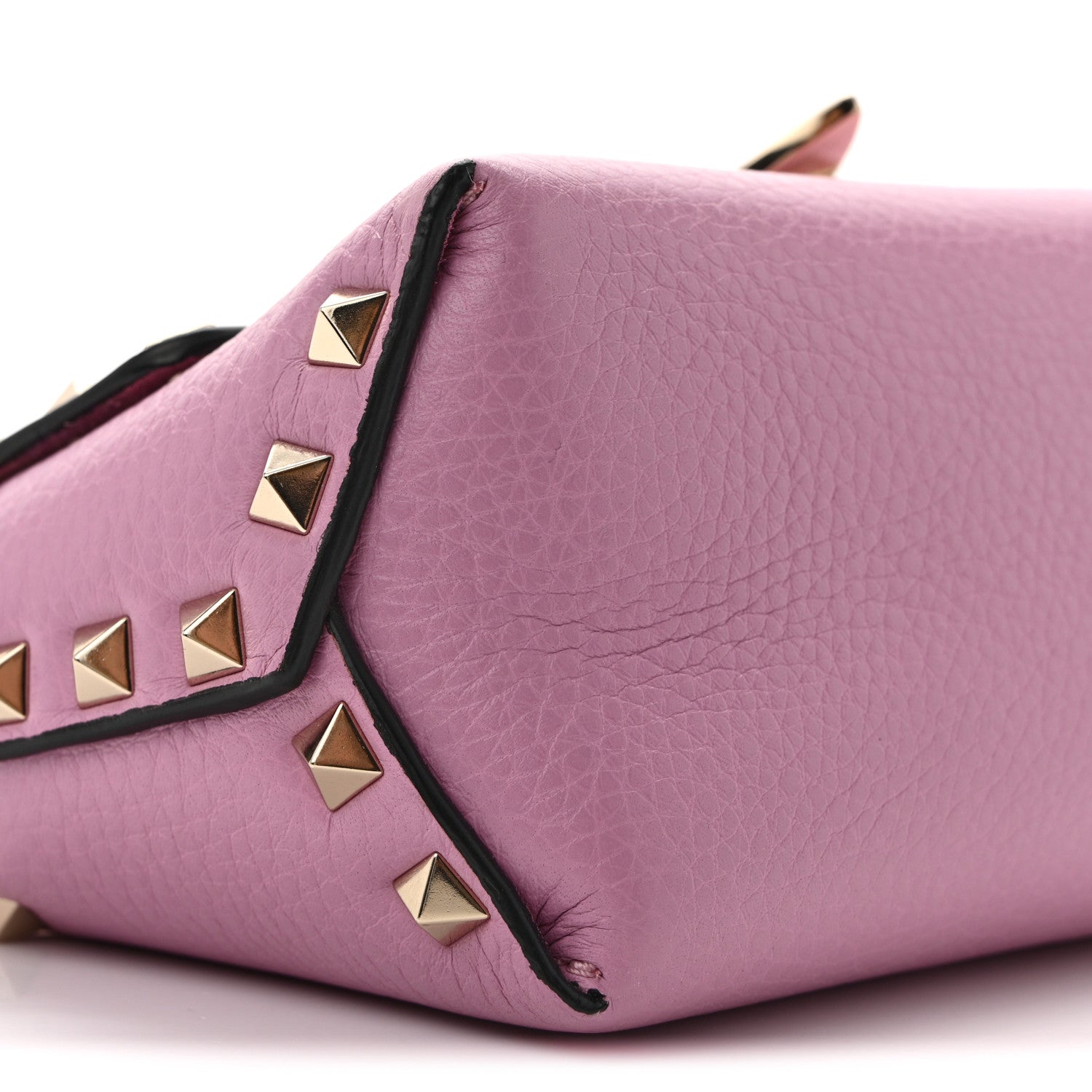 Valentino Garavani Pebbled Calfskin Mini Rockstud Crossbody Bag Giacinto 8 of 12