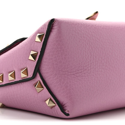Valentino Garavani Pebbled Calfskin Mini Rockstud Crossbody Bag Giacinto 8 of 12