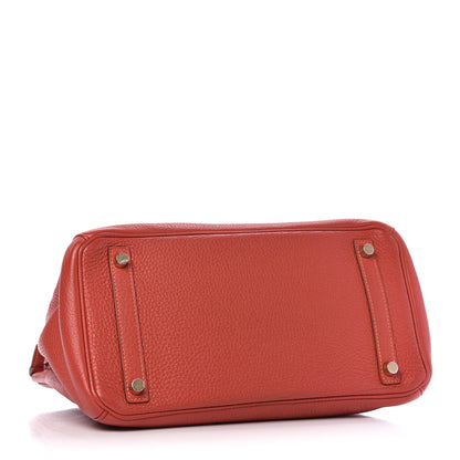 Hermes Togo Birkin 30 Sanguine 4 of 9