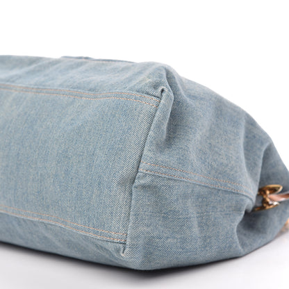 Gucci Denim Medium Soho Chain Shoulder Bag Blue 7 of 9