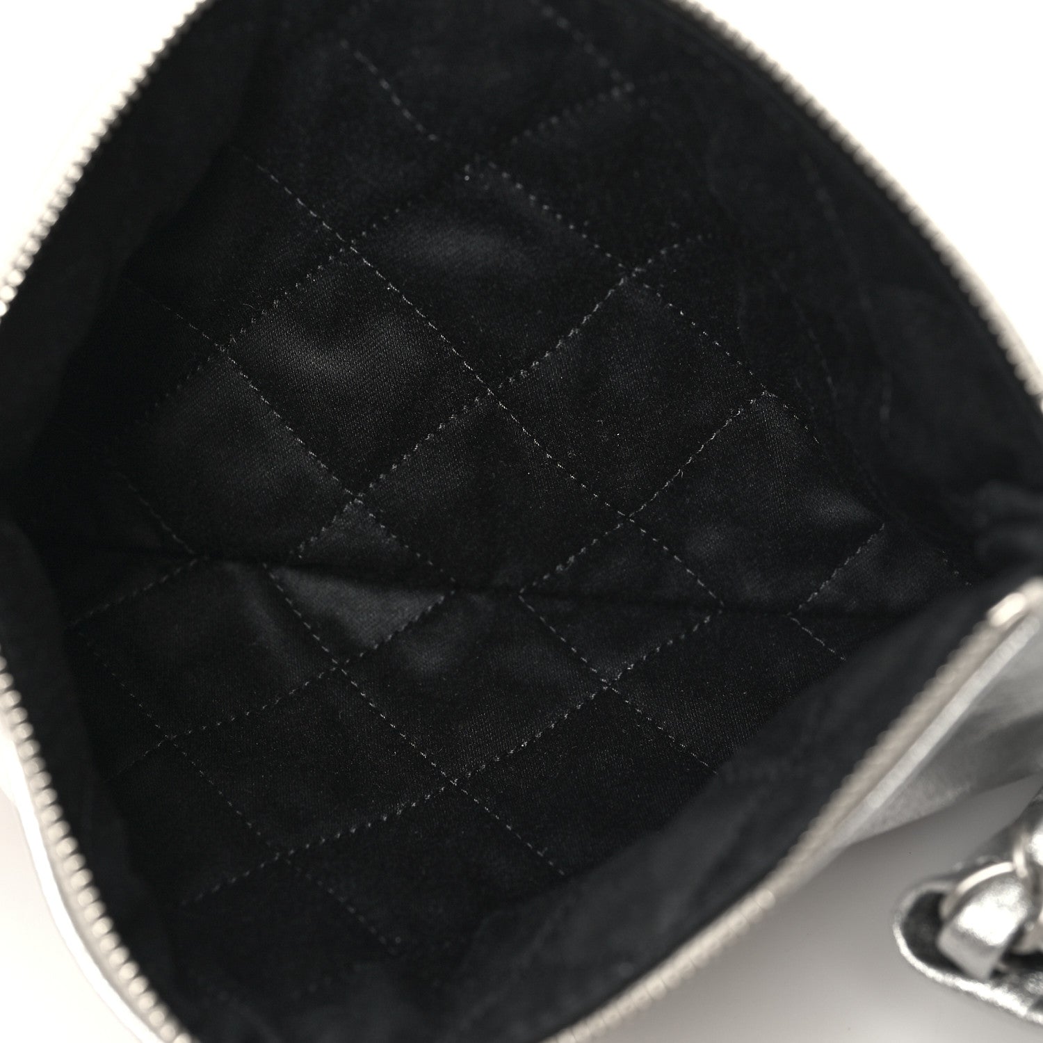 Chanel Metallic Calfskin Quilted Chanel 22 Silver 7 of 12