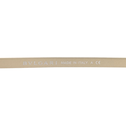 Bulgari Metal Crystal Flower Cat Eye Sunglasses 6092-B Gold Black 5 of 7